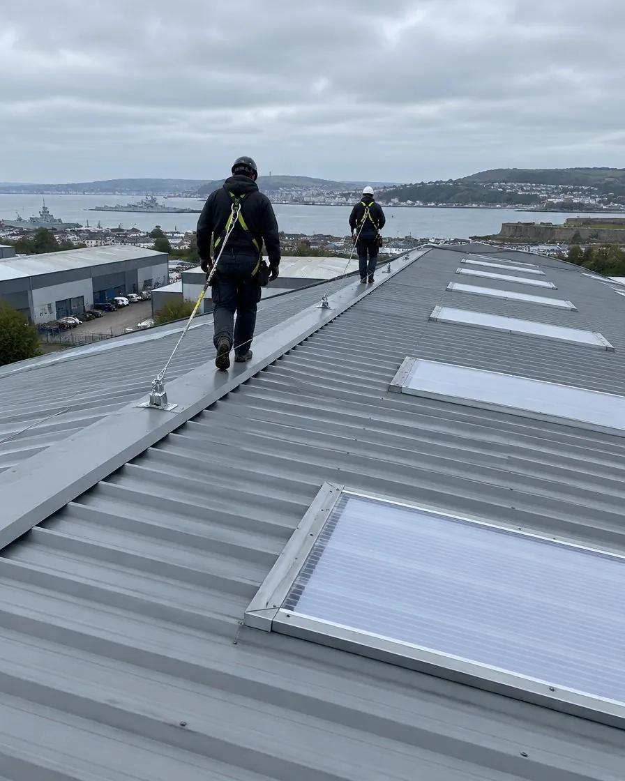Commercial roofing in Tavistock